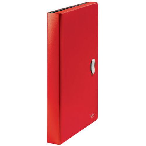Leitz - Dossier Extensible Recycle Rouge A4 - 5 Compartiments - Polypropylène - 250 Feuilles