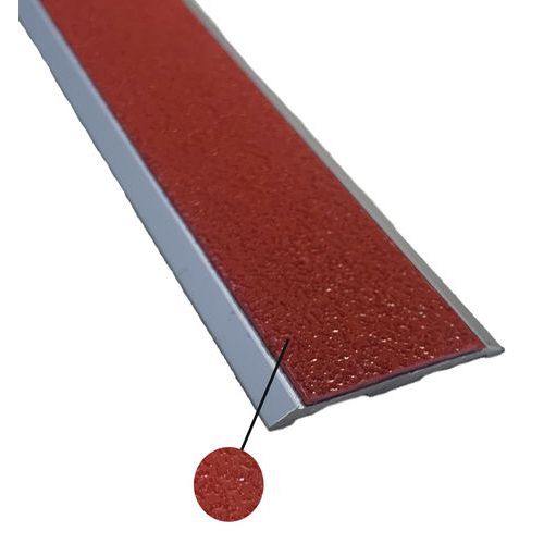 Nez De Marche Plat Antidérapant à Visser 3 M X 41 Mm Rouge