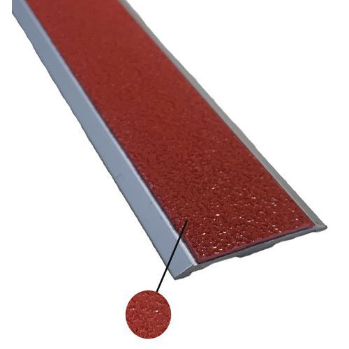 Nez De Marche Plat Antidérapant à Visser 15 M X 41 Mm Rouge