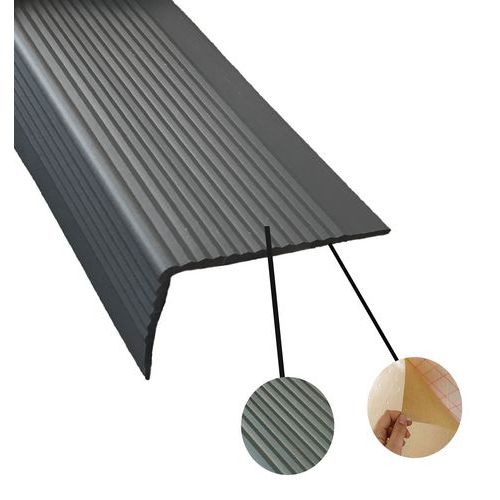 Wattelez - Nez de marche souple gris 3m - Antidérapant et adhésif - Accessibilité handicapé