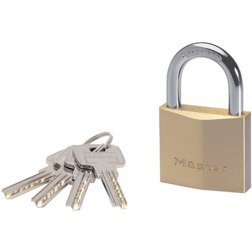 Lot de 4 - Cadenas À Clés En Laiton Massif - 50 Mm - Anse 30mm