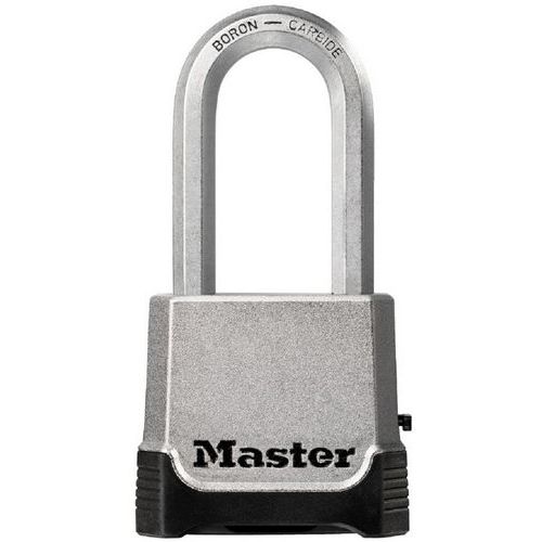 Master Lock - Cadenas à combinaison Excell M176LH - Anse 9mm Acier Or 4 molettes - Sécurité Durable