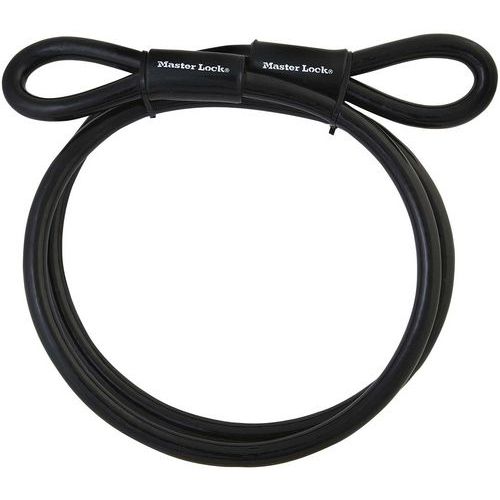 Master Lock - Câble à boucles - 450 cm x 10 mm - Câble de sécurité robuste et durable - Garantie à vie