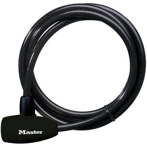 Master Lock - Câble antivol à clés no8154 - 10mm x 180cm - Sécurité durable à vie