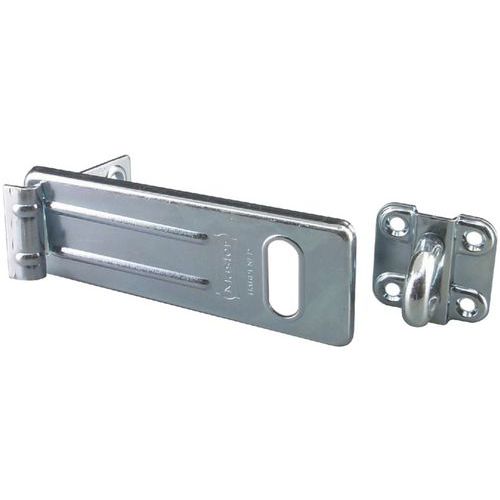 Master Lock - Moraillon Argent - Longueur 150 mm - Charnière Simple - Garantie à Vie