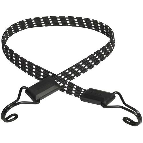 Master Lock - Sandow Smooth Élastique de Serrage - 80 cm Noir Réfléchissant - Ø 18 mm - Levage Interdit