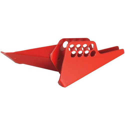 Master Lock - Bloque vannes à sphère triangle - 6 à 25 mm - Aluminium Rouge - Sécurité Durable