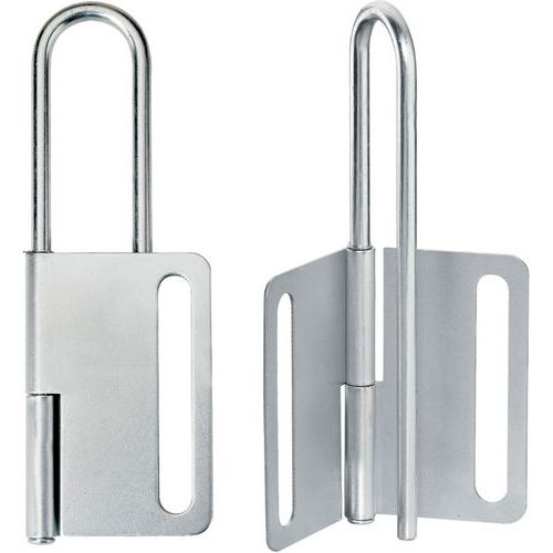 Master Lock - Crochet de consignation groupe 419 - Acier Argent - 60mm Largeur - Sécurité Fiable