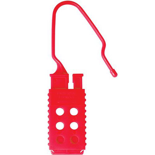 Master Lock - Crochet de consignation en nylon 428 - Serrurerie et condamnation - Sécurité fiable