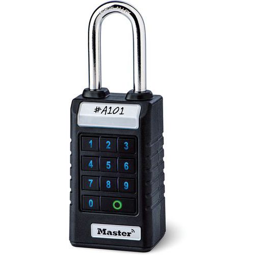 Master Lock - Cadenas Bluetooth extérieur 6400EURLJENT - Sécurité connectée et durable