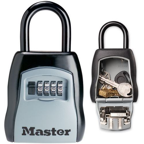 Master Lock - Boîte à clés à combinaison 5400EURD - Aluminium Gris - Sécurité Robuste