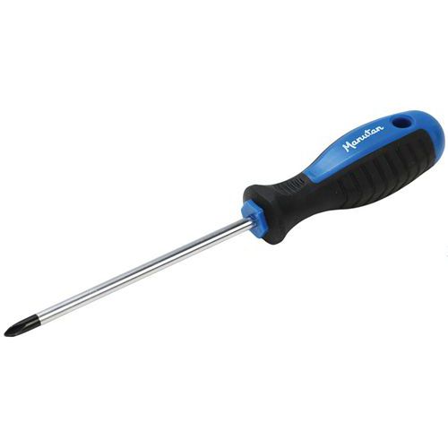 Manutan Expert - Tournevis Phillips PH2 - Lame 125mm Acier - Ergonomique et Durable