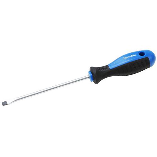 Manutan Expert - Tournevis Mécanicien Fente 8x150mm - Acier Robuste - Ergonomique - 10 Ans Garantie