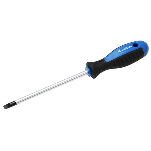 Manutan Expert - Tournevis Mécanicien Fente 6.5x150mm - Acier Robuste - Ergonomique - 10 Ans Garantie