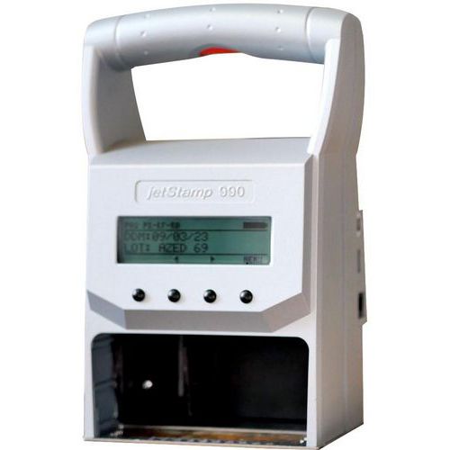 Reiner - Tampon électronique jet d'encre JETSTAMP 990 - 96 DPI - Compact et Précis