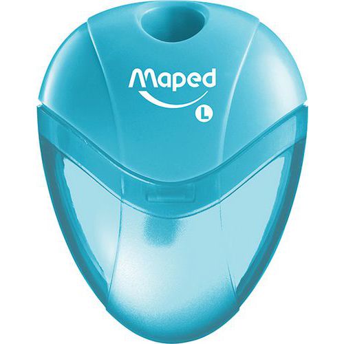 Maped - Taille-crayons Igloo 1 trou avec réservoir - Pour gauchers - Polystyrène - Idéal pour l'école