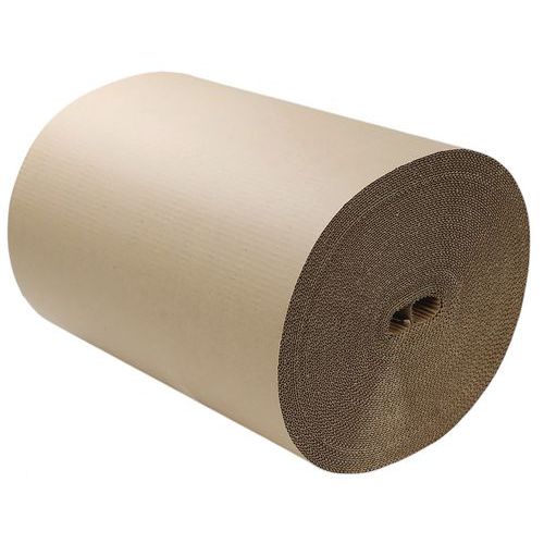 Manutan Expert - Carton Ondulé Rouleau 60cm x 50m - Calage et Protection Éco-responsable