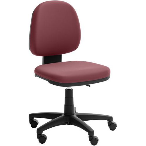 Siège De Bureau Haut En Tissu Auto-ajustable Open - Bordeaux