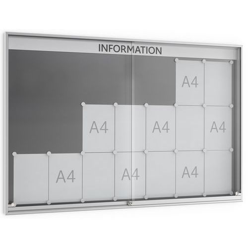 Vitrine D'affichage - Premium Tn7 - 6 Feuilles - Aluminium