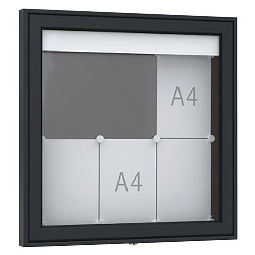 Vitrine D'affichage - Premium Tn7 - 6 Feuilles - Anthracite