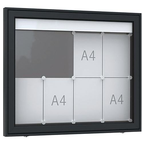 Vitrine D'affichage - Premium Tn8 - 8 Feuilles - Anthracite
