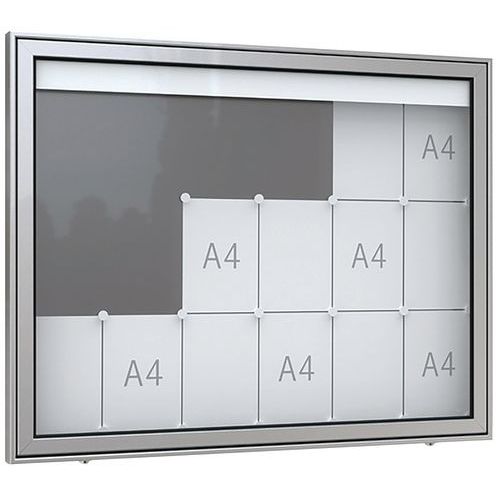 Vitrine D'affichage - Premium Tn9 - 18 Feuilles - Aluminium