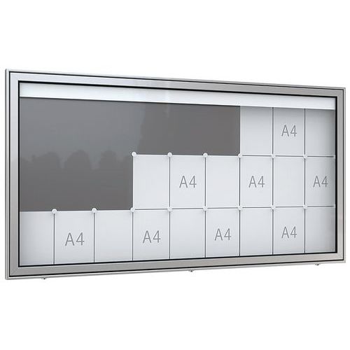 Vitrine D'affichage - Premium Tn12 - 27 Feuilles - Aluminium
