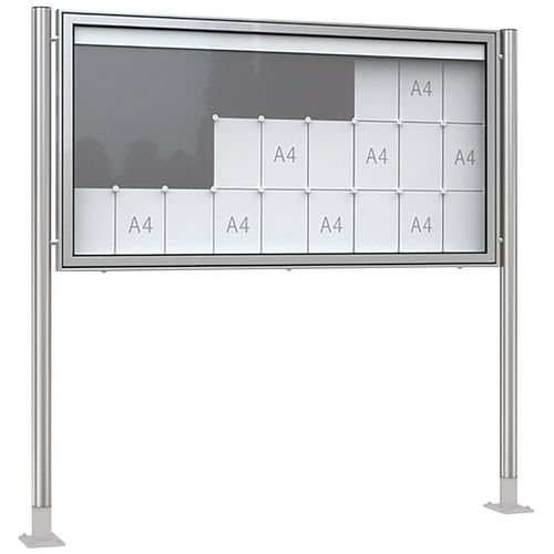 Vitrine D'affichage Premium Tn12 - 27 Feuilles - Anthracite