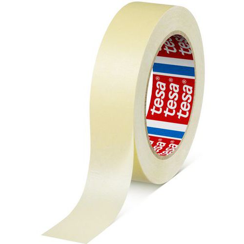Tesa - Ruban de masquage papier 4329 - 25mm x 50m - Multi-usage haute température
