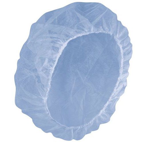 Delta Plus - Charlotte Polypropylène Bleu - Boîte 100 Unités - Protection Tête Unique