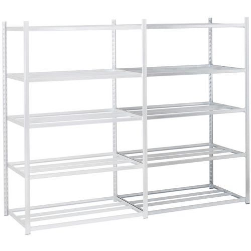 Rayonnage Suivant Combi-fix - Galva- 5niveaux -2000x1500x600