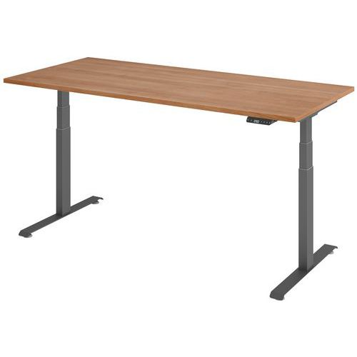 Bureau Électrique 180 X 80 Cm Noyer-graphite
