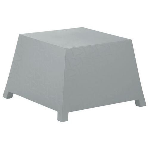 Qui est Paul - Table basse Raffy - Béton Gris Clair - Polyéthylène - 42x42x35 cm - Design Moderne