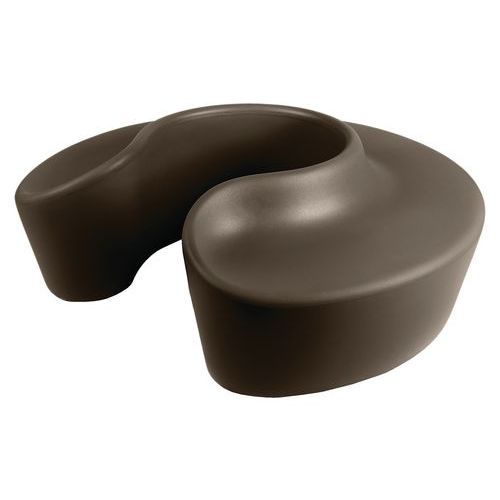 Qui est Paul - Banc Sardana Taupe RAL 7006 - Usage Collectivité Extérieur - Polyéthylène Haute Densité - 180cm