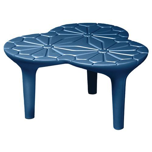 Qui est Paul - Table basse Altesse - Bleu recyclé - 75 cm - Design moderne et durable