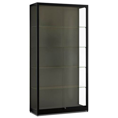 Vitrine Expo - 100x40x197 Cm - Éclairage Latéral - Noir