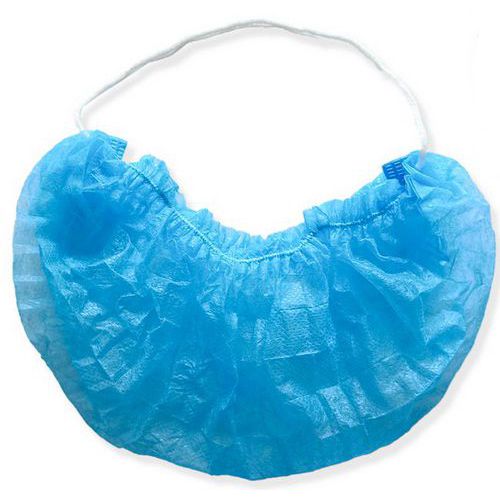 OneProtek - Cache-barbe jetable bleu - Lot de 100 - Polypropylène - Taille unique - EPI