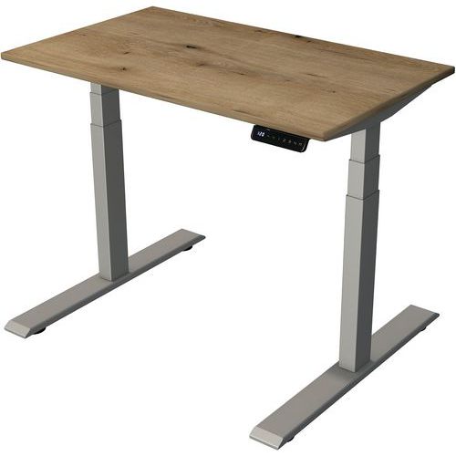 Kerkmann - Bureau réglable Smart Office - L100xP60cm - Chêne - Hauteur 63-127cm - Éco-responsable