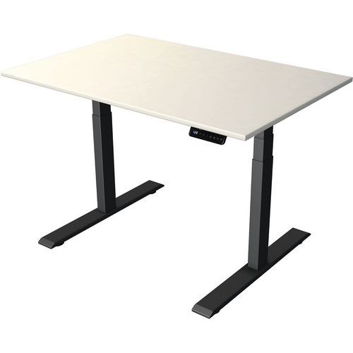 Bureau Règlable Move 2 - 120x80xh63-127cm Blanc/anthr.