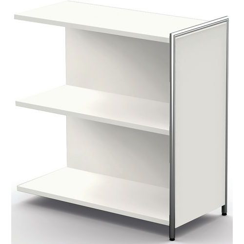 Buffet D'appoint Artline 780x380x780 Mm 2 Étagères Blanc