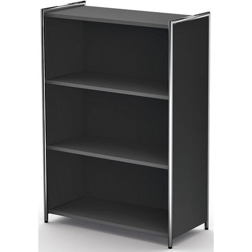 Buffet Haut Large Artline 800x380x1150 3étagères Anthracite