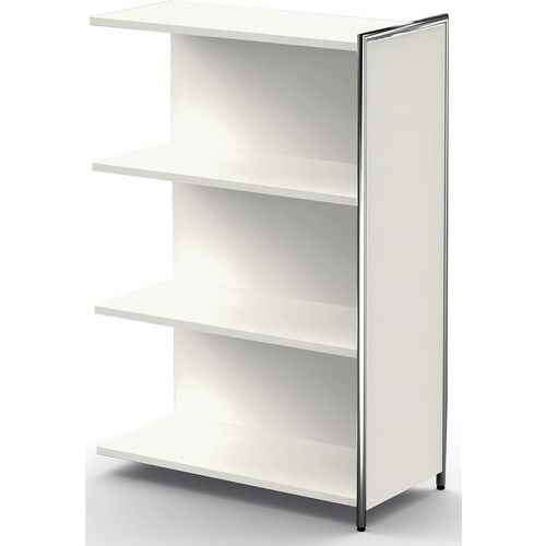 Buffet Haut D'appoint Artline 780x380x1150 3 Étagères Blanc