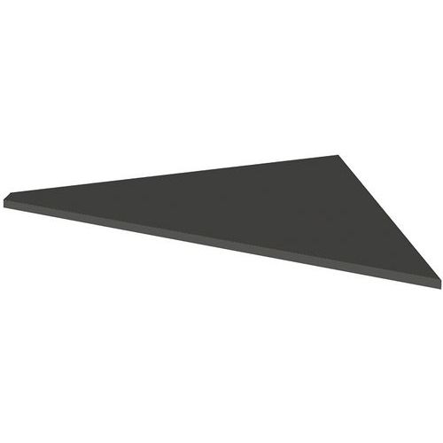 Kerkmann - Extension de bureau Artline L 850 x P 850 mm (90°) Anthracite - Forme Triangle - Éco-responsable