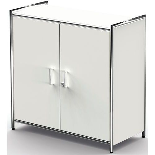 Buffet Artline Large Avec Portes L800 X P380 X H780 Mm Blanc