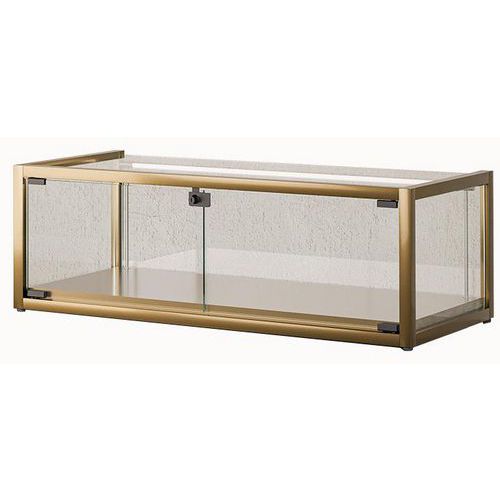 Vitrine Exposition À Poser - 95 X 45 X 325 Cm - Bronze