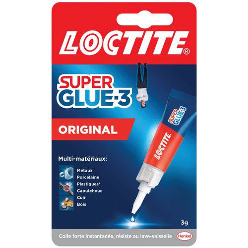 Colle Cyanoacrylate Super Glue 3 Liquide 3 G Loctite