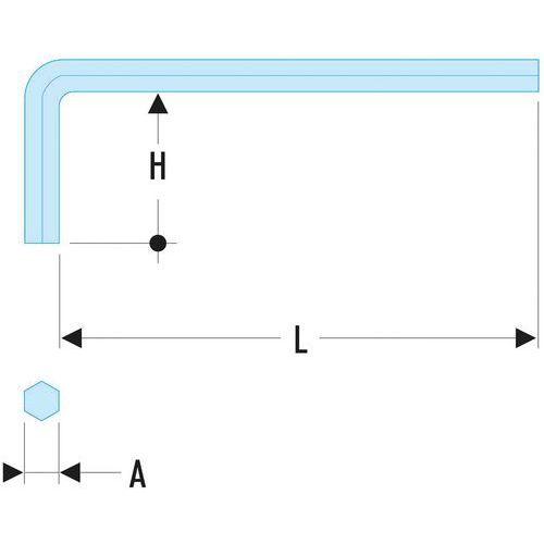 Facom 1 Clé Mâle Longue - Facom Facom