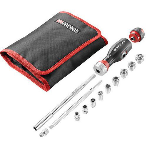 Facom 1 Poignée De Vissage Avec Serrage à Double Cliquet - Facom Facom