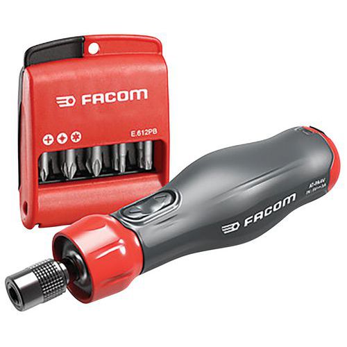 Facom 1 Tournevis Assisté Avec 10 Embouts - Facom Facom