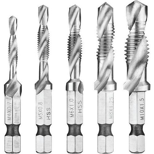 Facom 1 Jeu De 5 Forets à Tarauder - Facom Facom